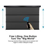 VIVIDSTORM ALR Slimline Motorised Drop Down Standard/Long Throw Projector Screen - 이미지 4