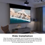 VIVIDSTORM PRO A Slimline Motorised Drop Down Projector Screen for Ceiling Mounted UST Laser Projectors - 이미지 2
