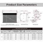 VIVIDSTORM PRO P Slimline ALR Acoustically Transparent Motorised Drop Down UST Projector Screen - 이미지 4