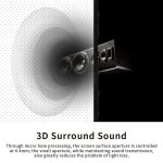 VIVIDSTORM Slimline P Acoustically Transparent Cinema White Motorised Drop Down Projector Screen - 이미지 3