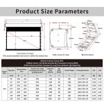 VIVIDSTORM Slimline P Acoustically Transparent Cinema White Motorised Drop Down Projector Screen - 이미지 6