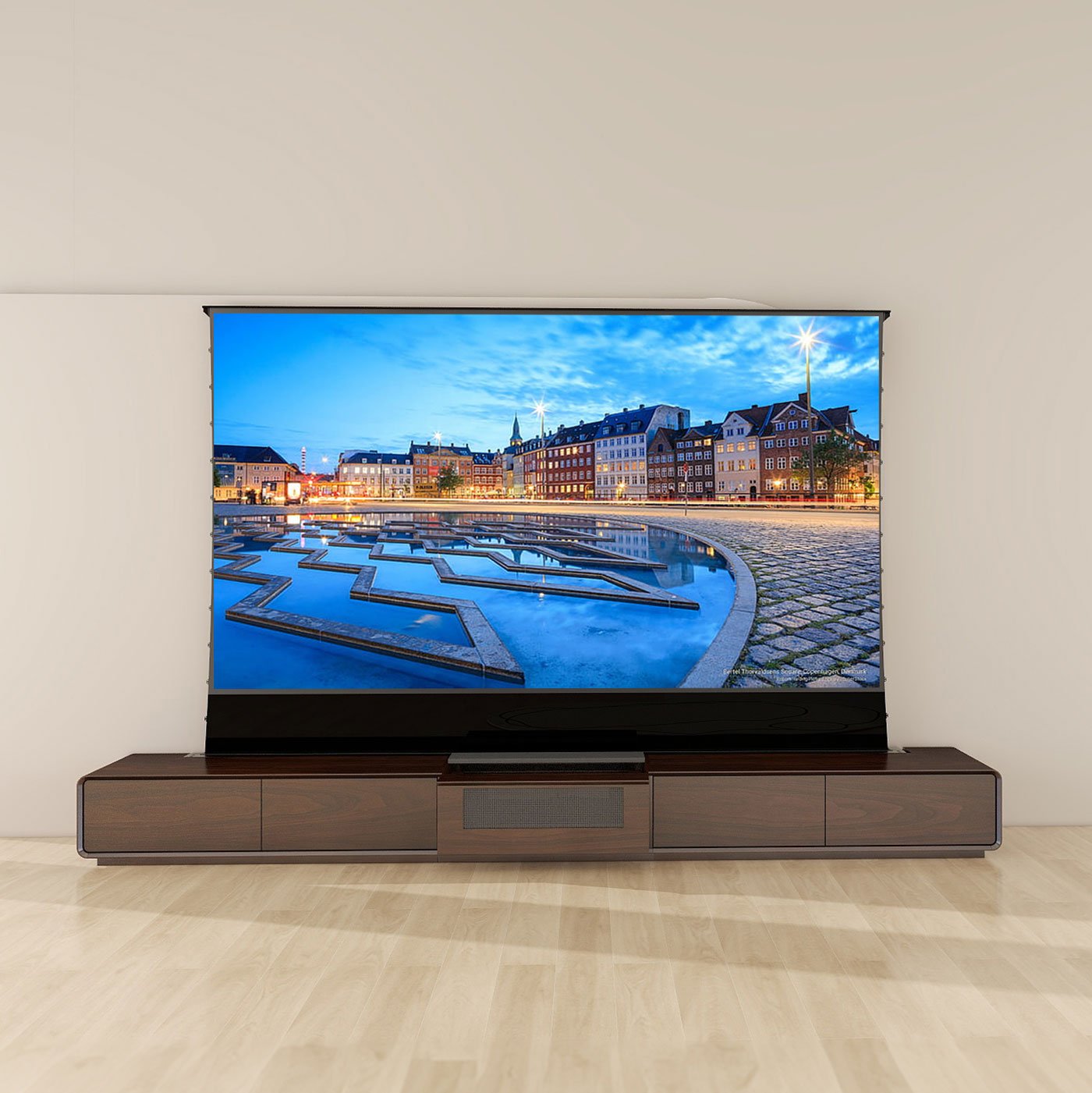 vividstorm-motorised-laser-tv-cabinet-copenhagen-walnut.jpg VIVIDSTORM Motorised Laser TV Cabinet Copenhagen - Image 1
